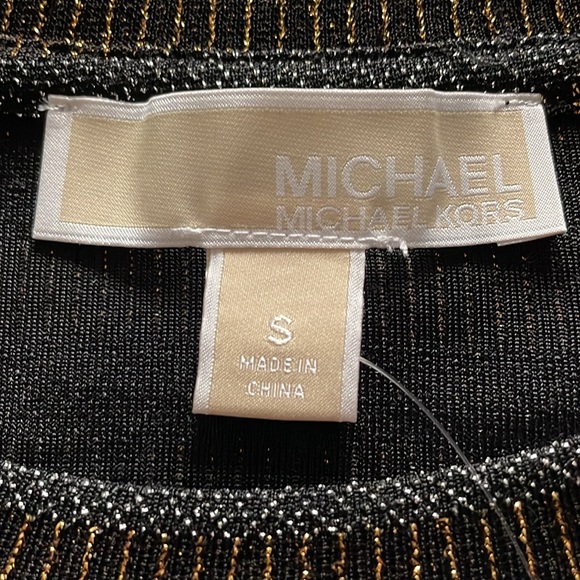 Michael Kors black/silver/gold size small dress - Picture 8 of 9